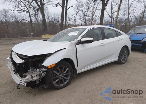 2019 Honda Civic Ex-L z USA, uszkodzony, nr VIN 19XFC1F73KE014982